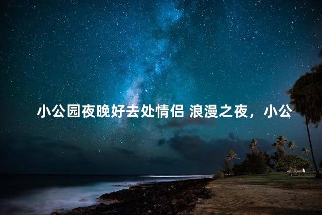 小公园夜晚好去处情侣 浪漫之夜，小公园是两人爱情天堂